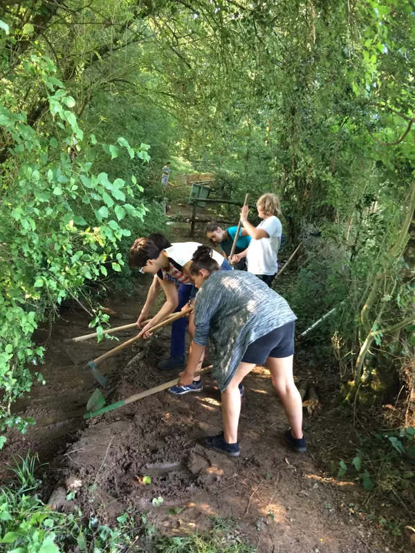 le camp de juillet 2018 les jeunes de l'espace jeunes